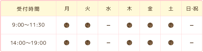 受付時間